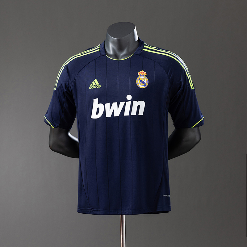 Camiseta retro de visitante del Real Madrid 12-13, tallas S-3XL